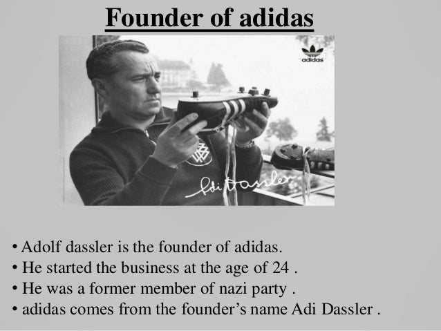 who is the founder of adidas