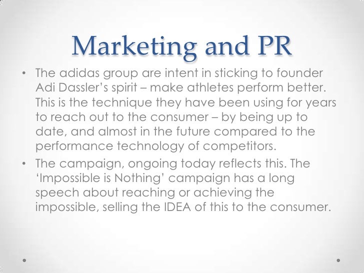 adidas target market 2017