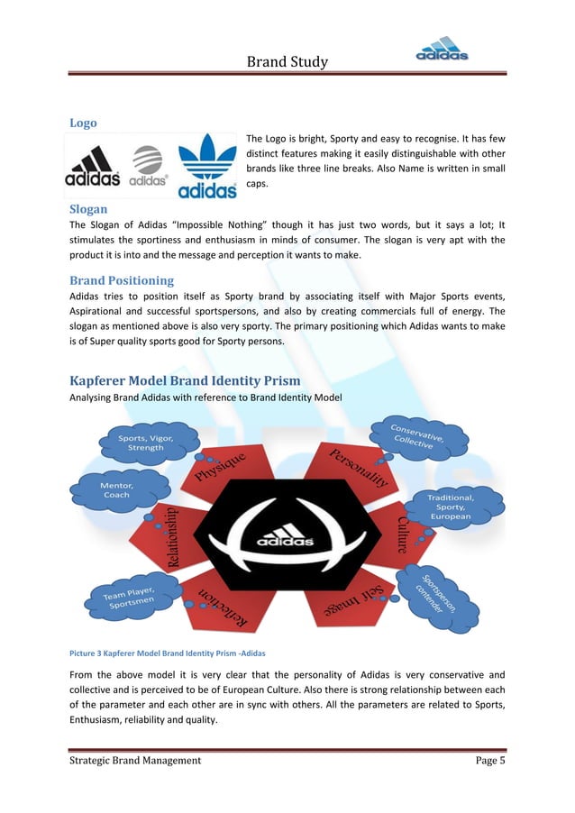 Adidas Brand Study