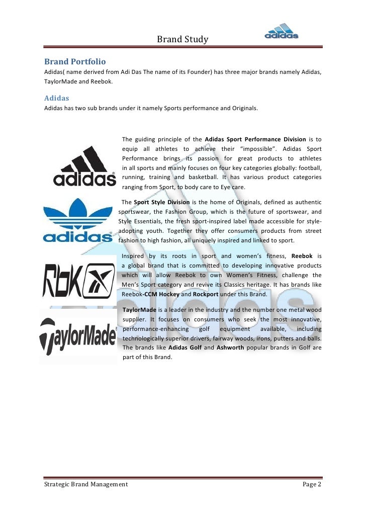 Adidas Brand Study