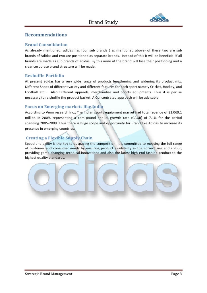 Adidas Brand Study