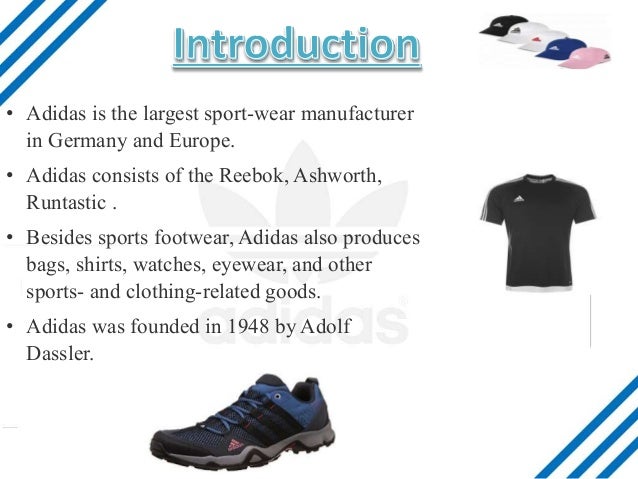 adidas clothing manufacturer