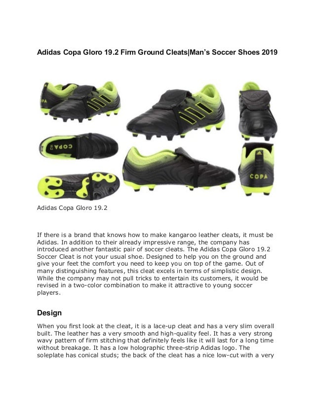 adidas soccer shoes 2019