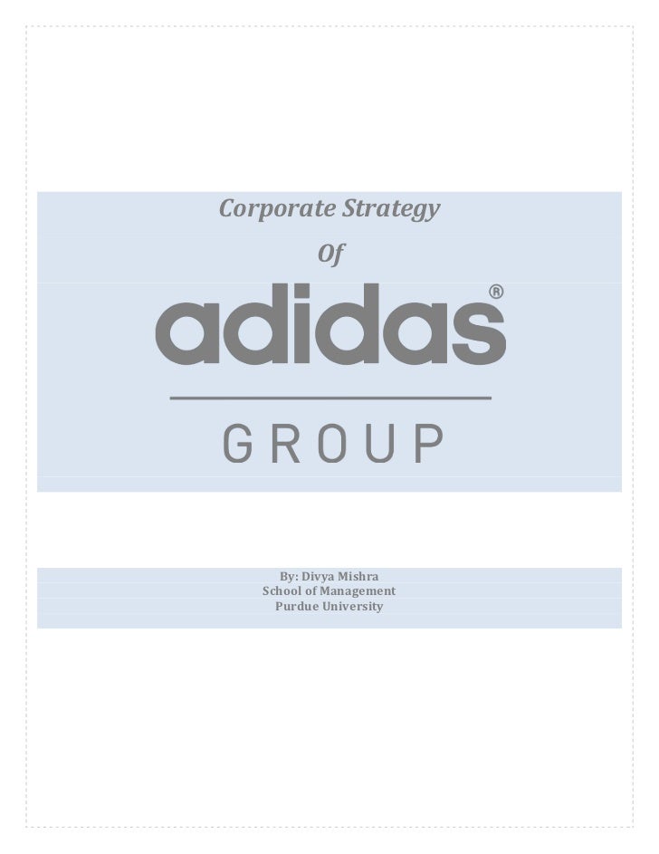 Adidas corporate strategy (Revised)