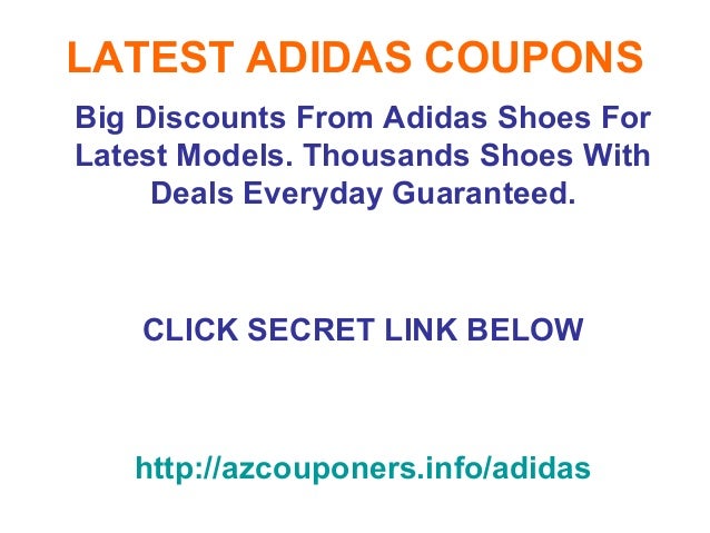 Adidas coupons promo code december 2012 