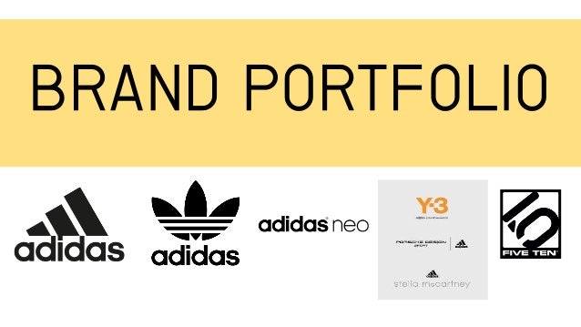 adidas brand portfolio