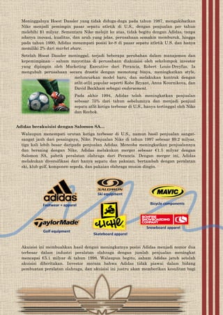 Adidas in 2008 - Case Study | PDF