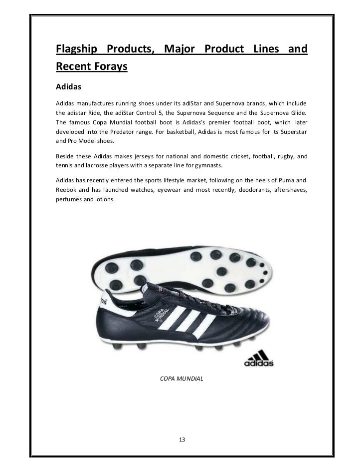 adidas shoes case study