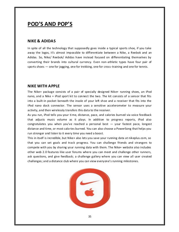 Adidas Nike Case Study