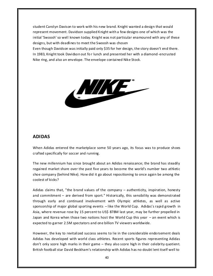 nike and adidas history
