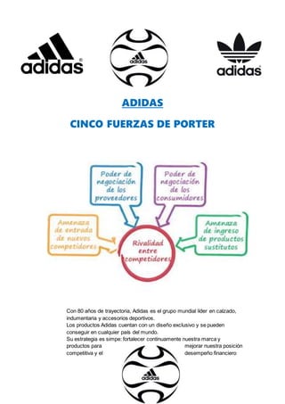 Generalizar Prominente disculpa Adidas porter