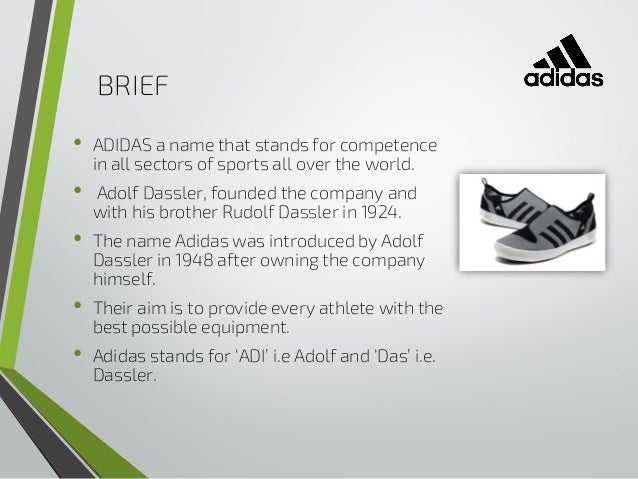 adidas what it stands for