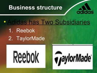 adidas subsidiaries