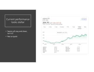 Current performance
looks stellar
• Seems all rosy and clean,
isn’t it?
• Not so quick
 