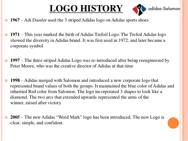 what does adidas logo represent