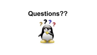 Questions??
 