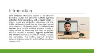 Advanced Blink Detection Attendance System Using AI and Computer Vision ...