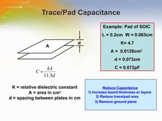 Trace Capacitance Example High Speed Amplifiers Part 2 | PPT