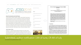 Submitted,authornotification 13th of June, CR4th of July
(accepted and published by now)