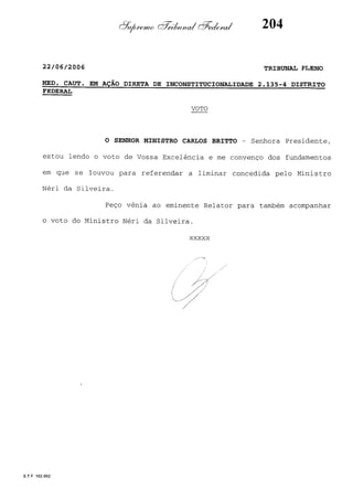 Voto
-
CARLOS
BRITTO
(1)
 