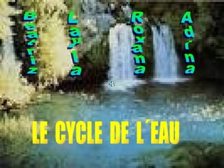 LE  CYCLE  DE  L´EAU Beatriz Layla Roxana Adina 