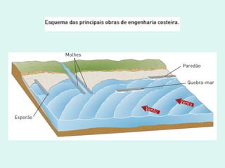 A dinâmica do litoral