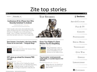 Zite top stories

 