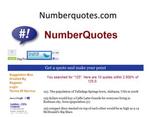 Numberquotes.com

 