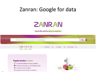Zanran: Google for data

 