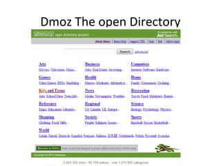 Dmoz The open Directory

 