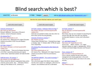 Blind search:which is best?

 