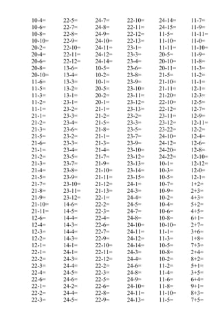 10-4=
10-6=
10-8=
10-10=
20-2=
20-4=
20-6=
20-8=
20-10=
11-6=
11-5=
11-3=
11-2=
11-1=
21-1=
21-2=
21-3=
21-5=
21-6=
21-1=
21-2=
21-3=
21-4=
21-5=
21-7=
21-8=
21-9=
21-10=
21-11=
12-6=
12-4=
12-3=
12-2=
12-1=
22-1=
22-2=
22-3=
22-4=
22-6=
22-1=
22-2=
22-3=
22-5=
22-7=
22-8=
22-9=
22-10=
22-11=
22-12=
13-6=
13-4=
13-3=
13-2=
13-1=
23-1=
23-2=
23-3=
23-4=
23-6=
23-2=
23-3=
23-4=
23-5=
23-7=
23-8=
23-9=
23-10=
23-11=
23-12=
14-6=
14-5=
14-4=
14-3=
14-4=
14-3=
14-1=
24-1=
24-3=
24-4=
24-5=
24-6=
24-2=
24-4=
24-5=
24-7=
24-8=
24-9=
24-10=
24-11=
24-12=
24-14=
10-5=
10-2=
10-1=
20-5=
20-2=
20-1=
21-1=
21-2=
21-5=
21-8=
21-1=
21-3=
21-4=
21-7=
21-9=
21-10=
21-11=
21-12=
21-13=
22-1=
22-2=
22-3=
22-4=
22-6=
22-7=
22-9=
22-10=
22-11=
22-12=
22-2=
22-3=
22-5=
22-6=
22-8=
22-9=
22-10=
22-11=
22-12=
22-13=
23-1=
23-3=
23-4=
23-6=
23-8=
23-9=
23-10=
23-11=
23-12=
23-13=
23-2=
23-3=
23-5=
23-7=
23-9=
23-10=
23-12=
23-13=
23-14=
23-15=
24-1=
24-3=
24-4=
24-5=
24-7=
24-8=
24-10=
24-11=
24-12=
24-14=
24-3=
24-4=
24-6=
24-8=
24-9=
24-10=
24-11=
24-13=
24-14=
24-15=
11-5=
11-10=
11-11=
20-5=
20-10=
20-11=
21-5=
21-10=
21-11=
21-20=
22-10=
22-12=
23-11=
23-12=
23-22=
24-10=
24-12=
24-20=
24-22=
10-1=
10-3=
10-5=
10-7=
10-9=
10-2=
10-4=
10-6=
10-8=
10-10=
11-1=
11-3=
10-5=
10-8=
10-2=
11-2=
11-4=
11-6=
11-8=
11-10=
11-5=
11-7=
11-9=
11-11=
11-0=
11-10=
11-9=
11-8=
11-3=
11-2=
11-1=
12-1=
12-3=
12-5=
12-7=
12-9=
12-11=
12-2=
12-4=
12-6=
12-8=
12-10=
12-12=
12-0=
12-1=
1+2=
2+3=
4+3=
5+2=
4+5=
6+1=
2+7=
3+6=
1+8=
7+3=
2+4=
8+2=
5+1=
3+5=
6+4=
9+1=
8+3=
7+5=
 