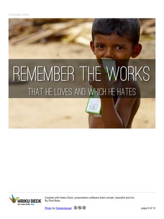 Photo by Oatsandsugar - Creative Commons Attribution-NonCommercial-ShareAlike License http://www.flickr.com/photos/59049593@N03 Created with Haiku Deck
 