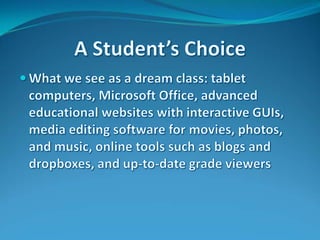 “The best part of this program is being able to represent other students and give feedback about new tools of learning. It also provides us with a different kind of experience by giving us the opportunity to meet through an online video chat with other people from all over the country.” - Renuka