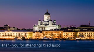 Thank you for attending! @adisjugo
 