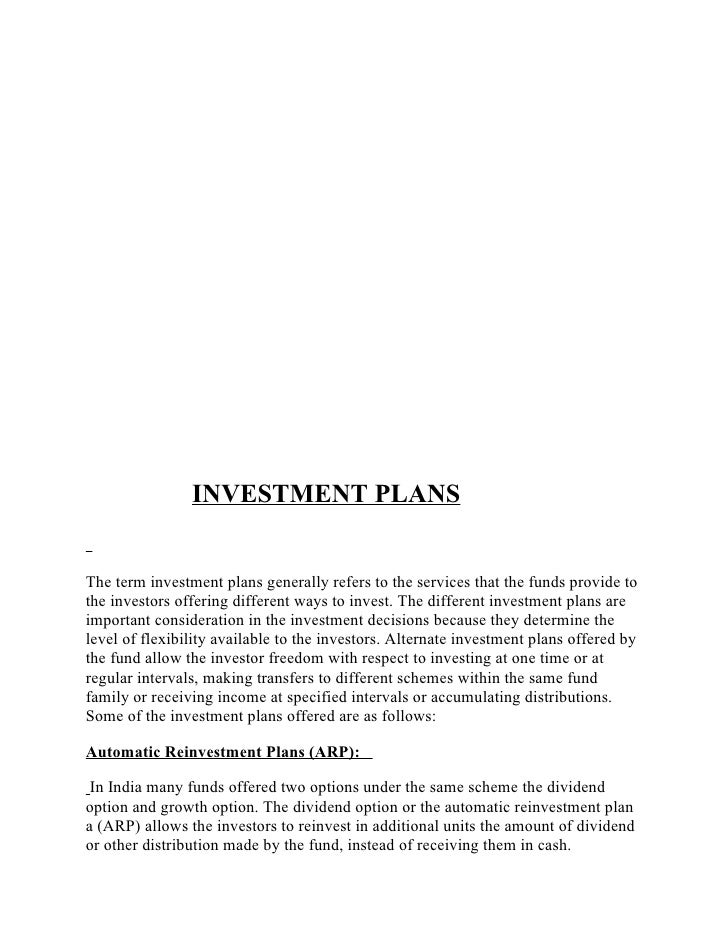 Dissertation mutual funds