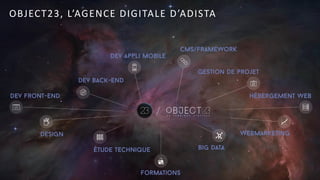 OBJECT23, L’AGENCE DIGITALE D’ADISTA
 