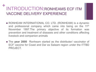Scaling up the delivery of ITM in Tanzania through facilitation of the ITM value chain: A distributors perspective