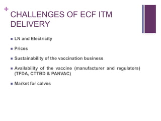 Scaling up the delivery of ITM in Tanzania through facilitation of the ITM value chain: A distributors perspective