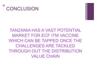 Scaling up the delivery of ITM in Tanzania through facilitation of the ITM value chain: A distributors perspective