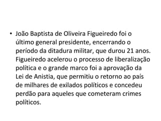 A ditadura militar no brasil