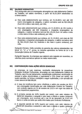 ADITAMENTO CCT FORÇA SINDICAL 2013