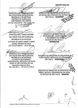 ADITAMENTO CCT FORÇA SINDICAL 2013