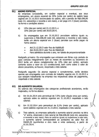 ADITAMENTO CCT FORÇA SINDICAL 2013