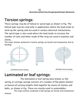 Various Mechanism Without Spring Generation of electricity through speed breaker mechanism(AVANTHI CLG ...