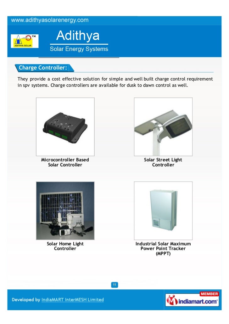 Adithya Solar Energy Systems, Hyderabad, Solar Products