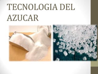 TECNOLOGIA DEL
AZUCAR
 