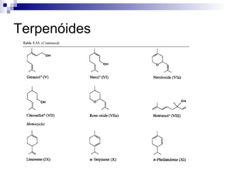 Terpenóides 
