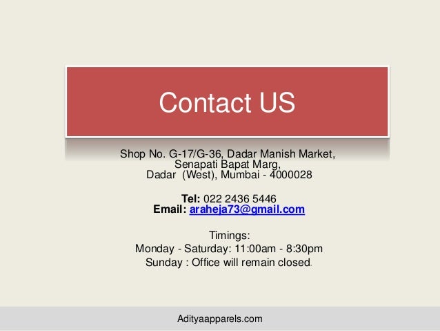 Aditya Apparels - t-shirt wholesaler in Mumbai
