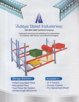 Aditya Steel Industries, Ghaziabad, Steel Shelves